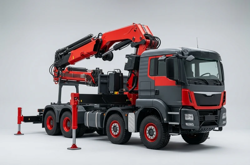 75 Ton Kamyon Üstü Katlanır Bomlu Hiyap Vinç